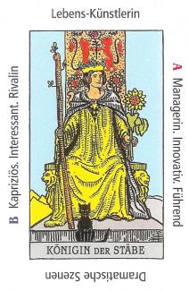 Königin der Stäbe - Anraths Tarot