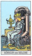 Königin der Kelche - Rider Waite Tarot