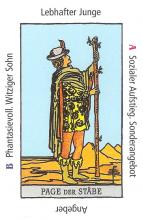 Page der Stäbe - Anraths Tarot