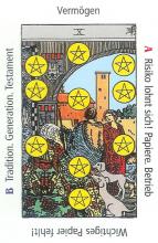 Zehn Münzen - Anraths Tarot